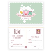 INVITACIÓN PRINCESA 2 uds.